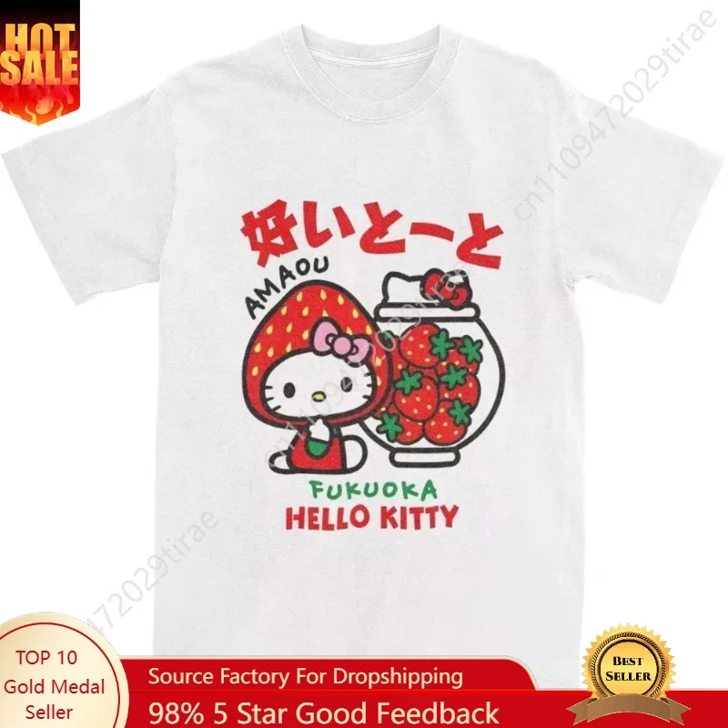 Hello Kitty Strawberry Pattern Women's Printed T-shirt Cartoon Style Modern Multi Functional Leisure Y2K Women T-shirt Cosplay
Hello Kitty Strawberry Pattern Women's Printed T-shirt Cartoon Style Modern Multi Functional Leisure Y2K Women T-shirt Cosplay