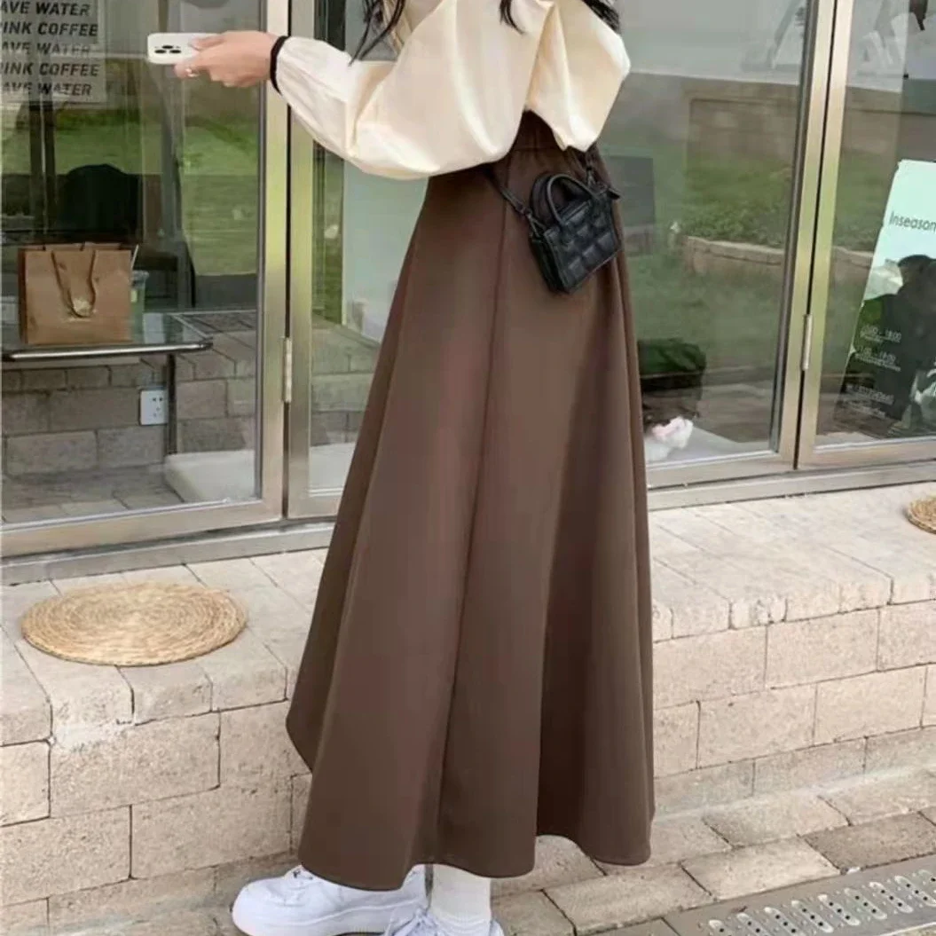 Юбки женские до середины икры, однотонные шерстяные, теплые, универсальные, элегантные, Faldas, трапециевидной формы, в стиле ампир, модные, уютные, зимние, шикарные для девочек
Юбки женские до середины икры, однотонные шерстяные, теплые, универсальные, элегантные, Faldas, трапециевидной формы, в стиле ампир, модные, уютные, зимние, шикарные для девочек