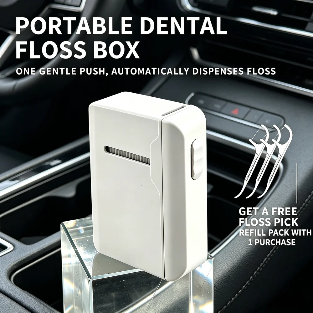 80Pcs Disposable Teeth Floss Picks + Automatic Portable Dispenser, Oral Care Clean Set Home & Travel Essentials
80Pcs Disposable Teeth Floss Picks + Automatic Portable Dispenser, Oral Care Clean Set Home & Travel Essentials