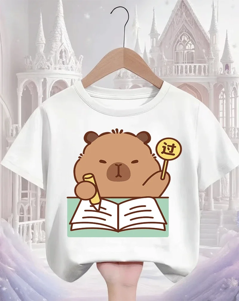 2026 Casual Outdoor Capybara 2D Cartoon Short Sleeve Tee Hot Sale For Kids Teenager
2026 Casual Outdoor Capybara 2D Cartoon Short Sleeve Tee Hot Sale For Kids Teenager