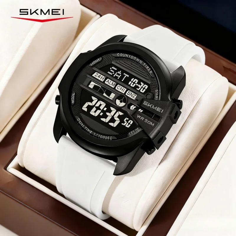 SKMEI Outdoor Functional Electronic Watch, Luminous, Waterproof, Multi-Functional Student and Sports Watch
SKMEI Outdoor Functional Electronic Watch, Luminous, Waterproof, Multi-Functional Student and Sports Watch