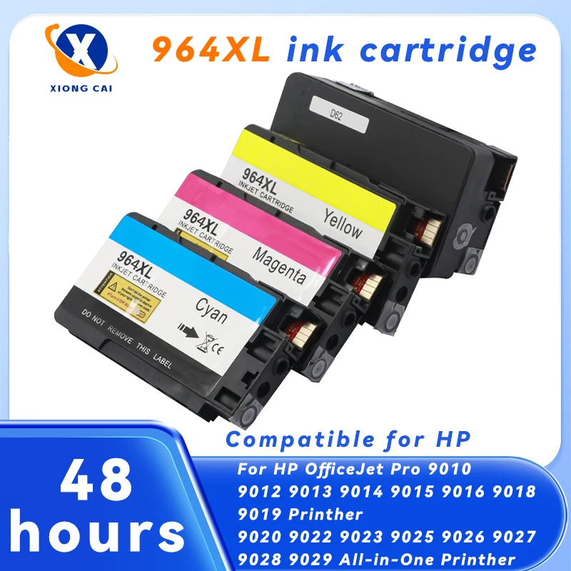 Ink Cartridge for HP 964 964XL OfficeJet Pro Printer 9010 9012 9013 9014 9015 9016 9018 9022 9023 9026 9027 9028 9020 9019 9025
Ink Cartridge for HP 964 964XL OfficeJet Pro Printer 9010 9012 9013 9014 9015 9016 9018 9022 9023 9026 9027 9028 9020 9019 9025