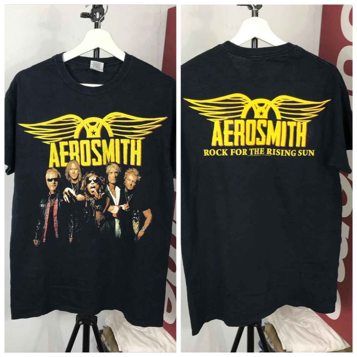 Vtg Aerosmith Rock for the Rising Suns Lives Tour Promo Tee, Unisex Alternative Rock Nu Metal Grunge Music Tee
Vtg Aerosmith Rock for the Rising Suns Lives Tour Promo Tee, Unisex Alternative Rock Nu Metal Grunge Music Tee