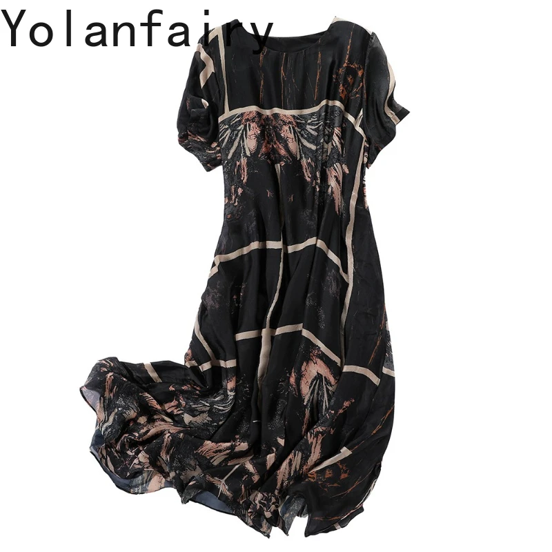 YOLANFAIRY платье высокого качества для женщин, летняя мода, свободное винтажное платье с принтом, женская одежда, элегантные длинные платья, Vestidos
YOLANFAIRY платье высокого качества для женщин, летняя мода, свободное винтажное платье с принтом, женская одежда, элегантные длинные платья, Vestidos