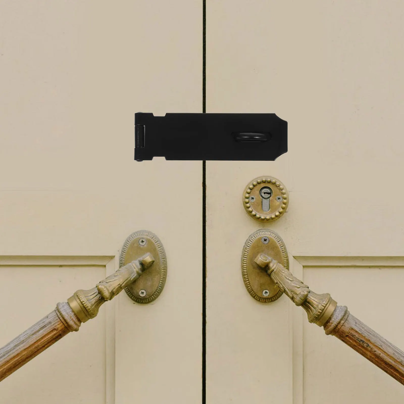 1Set Black Anti-Theft Door Lock Hasp Heavy Duty Stainless Steel Door Security Buckle Latch for Gate Cabinet Padlock Hasp
1Set Black Anti-Theft Door Lock Hasp Heavy Duty Stainless Steel Door Security Buckle Latch for Gate Cabinet Padlock Hasp