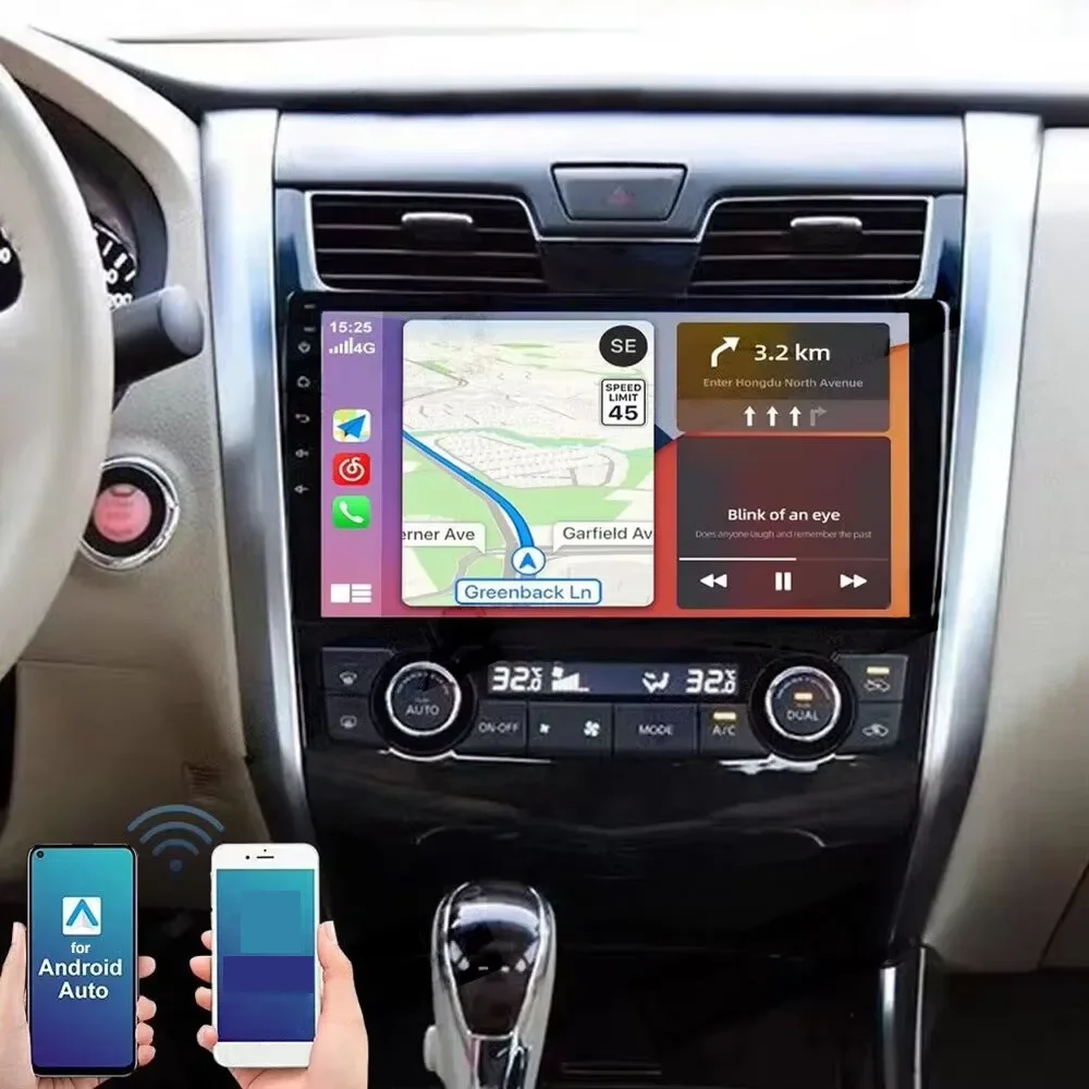 2+64G for Nissan Altima 2013-2018 Android15 9''Car Stereo Radio GPS Navi with Carplay Android Auto Bluetooth WiFi Backup Cammer
2+64G for Nissan Altima 2013-2018 Android15 9''Car Stereo Radio GPS Navi with Carplay Android Auto Bluetooth WiFi Backup Cammer