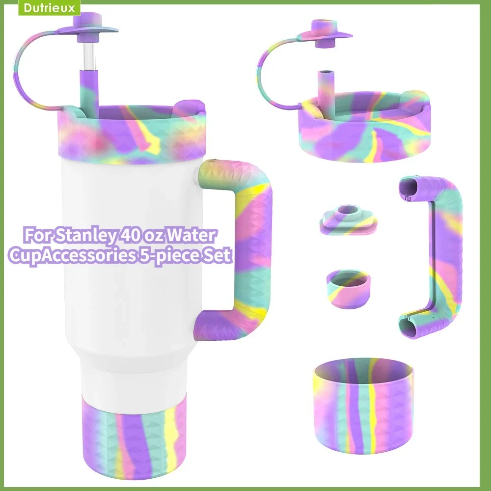 For Stanley 40oz Silicone Spill Proof Cup Lid Insulation Cup Silicone Protection Water 4/5pcs Cup Accessories Water Bottle
For Stanley 40oz Silicone Spill Proof Cup Lid Insulation Cup Silicone Protection Water 4/5pcs Cup Accessories Water Bottle
