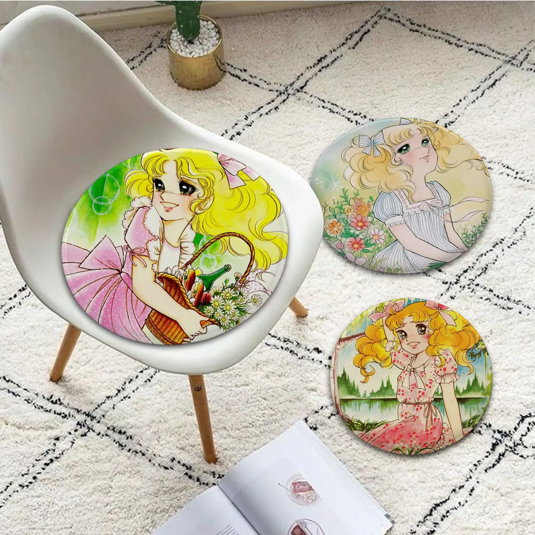 Candy Candy Cushion Mat Tie Rope Chair Cushion Soft Office Car Seat Comfort Breathable 45x45cm Cushion Pads
Candy Candy Cushion Mat Tie Rope Chair Cushion Soft Office Car Seat Comfort Breathable 45x45cm Cushion Pads