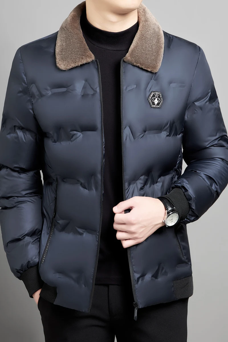 Casual Parkas Male Brand Windproof Fur Collar Blazer High Quality Outwear Men's Business Jacket New Arrivals Padded Jacket
Casual Parkas Male Brand Windproof Fur Collar Blazer High Quality Outwear Men's Business Jacket New Arrivals Padded Jacket