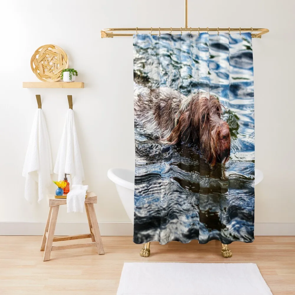 Swimming Spinone Shower Curtain Anime Shower Accessories For Shower And Services Curtain
Swimming Spinone Shower Curtain Anime Shower Accessories For Shower And Services Curtain