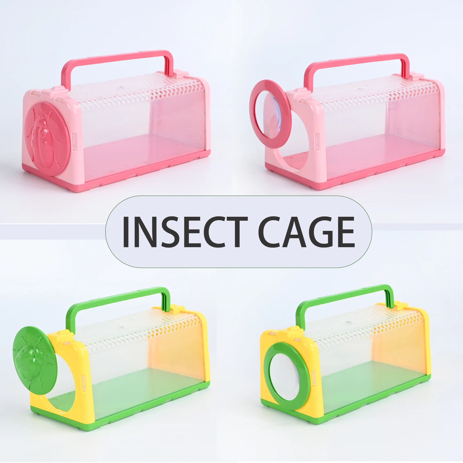 Student Children'S Insect Cage Collector, Insect Catching Toy, Butterfly Cage, Pet Cage, Exploration And Observation Box
Student Children'S Insect Cage Collector, Insect Catching Toy, Butterfly Cage, Pet Cage, Exploration And Observation Box