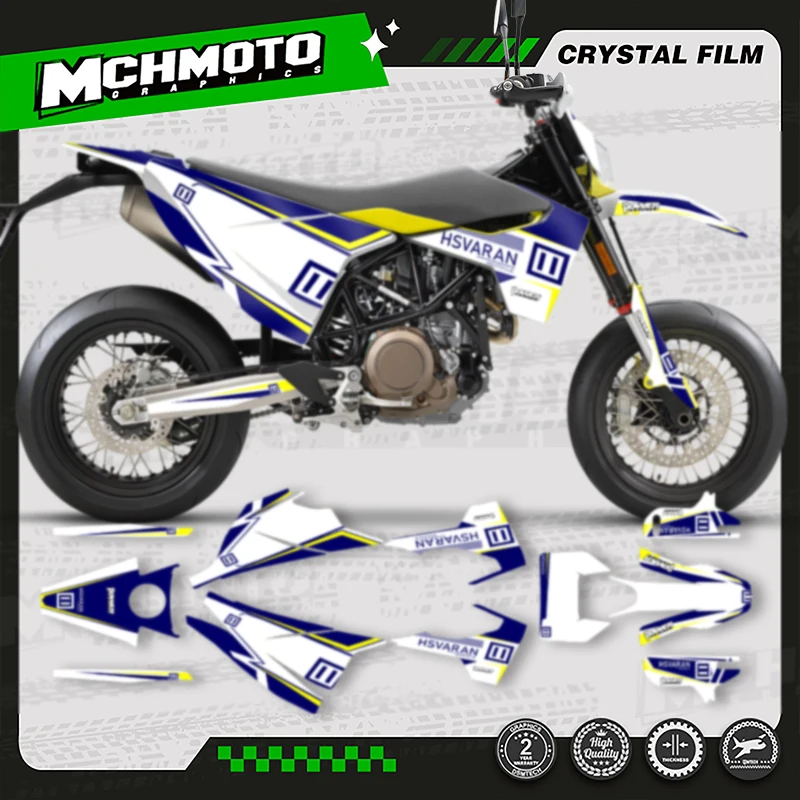MCHMFG for Husqvarna Decal 15-20 701 SUPERMOTO ENDURO 2015-2017 2018 2019 2020 Custom Team Graphics Decals Stickers Kit 008
MCHMFG for Husqvarna Decal 15-20 701 SUPERMOTO ENDURO 2015-2017 2018 2019 2020 Custom Team Graphics Decals Stickers Kit 008