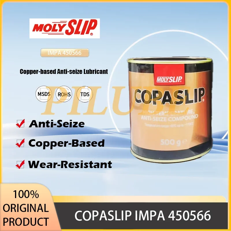 MOLYSLIP COPASLIP IMPA 450566 Высокотемпературная медная антисеивающая паста, смазка золотого порошка для морского использования, оригинальный продукт
MOLYSLIP COPASLIP IMPA 450566 Высокотемпературная медная антисеивающая паста, смазка золотого порошка для морского использования, оригинальный продукт