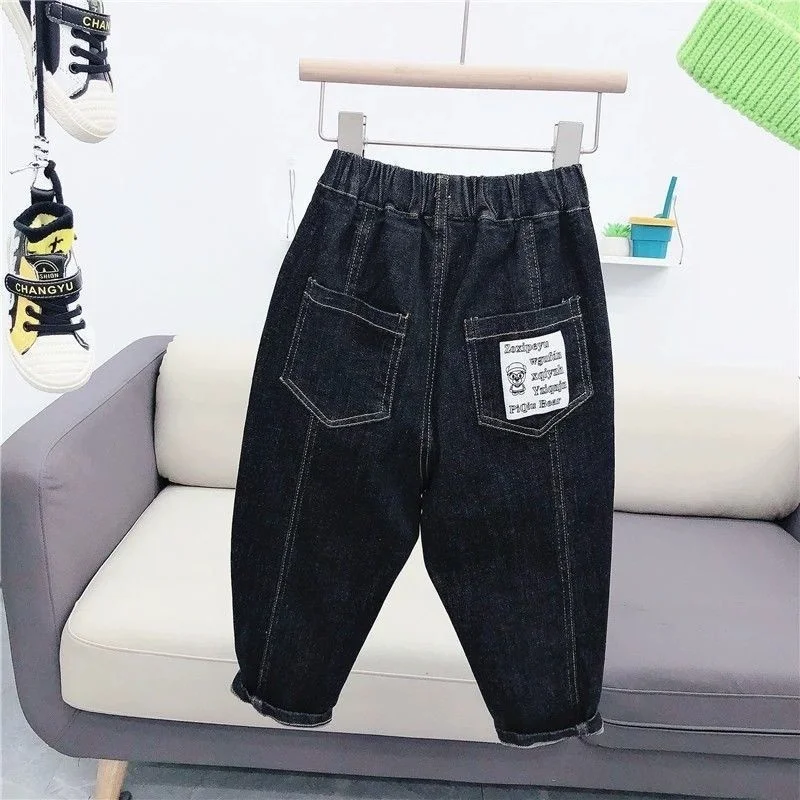 Children's Jeans for Boy High Quality Spring and Autumn Black Jeans Korean Children's Clothes 2025 Children's Clothing Boys Pant
Children's Jeans for Boy High Quality Spring and Autumn Black Jeans Korean Children's Clothes 2025 Children's Clothing Boys Pant