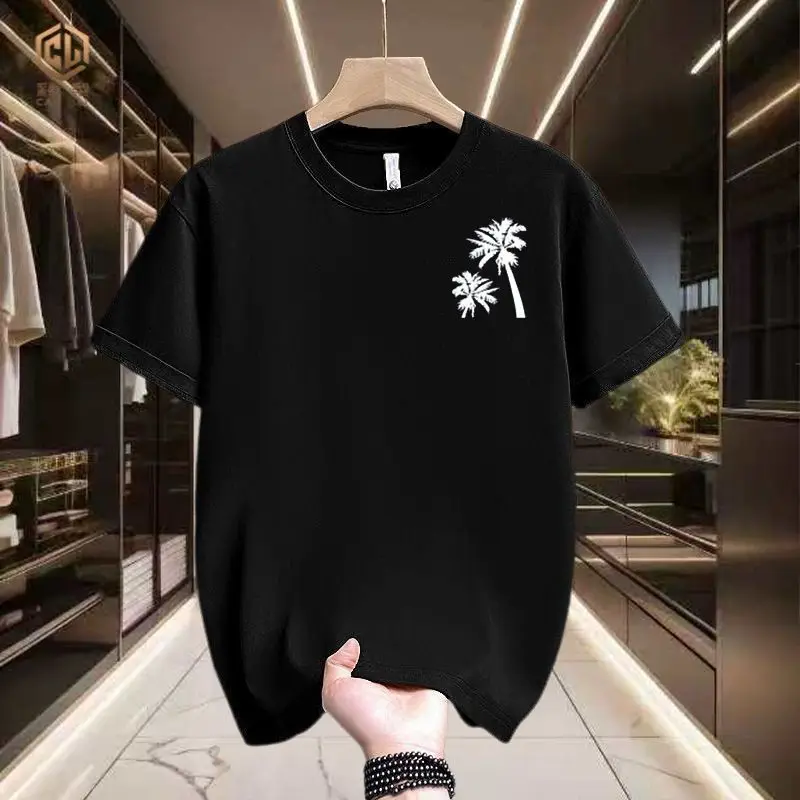 Trendy new popular summer cotton short-sleeved casual printed short-sleeved trendy brand versatile top T-shirt
Trendy new popular summer cotton short-sleeved casual printed short-sleeved trendy brand versatile top T-shirt