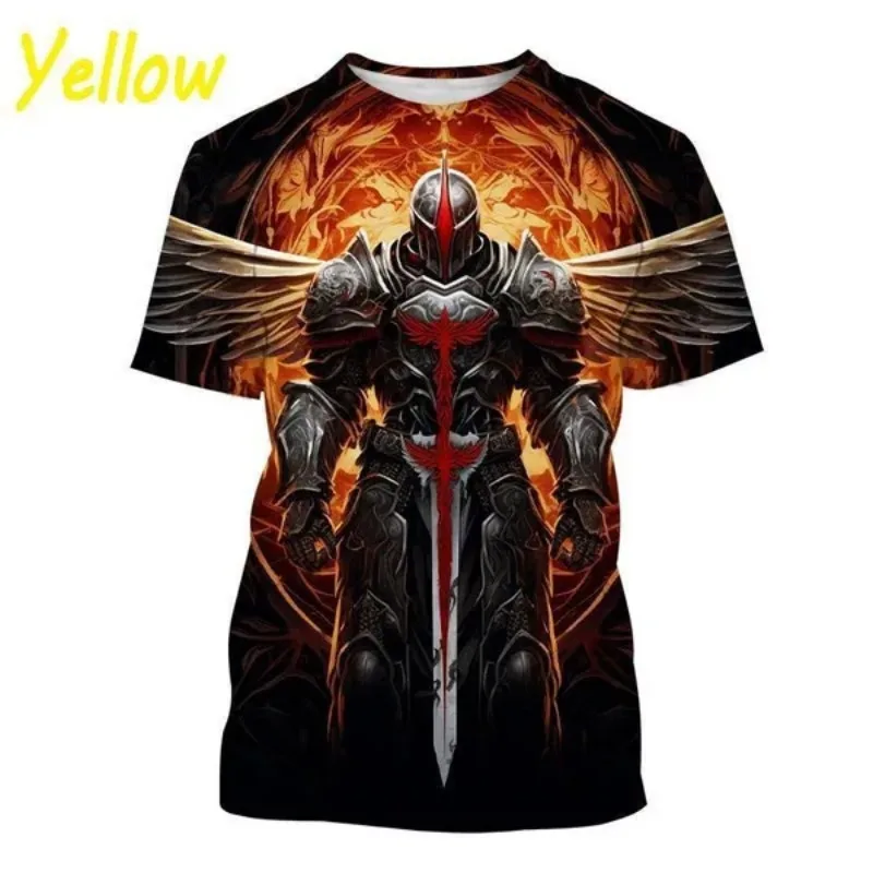 Men's Street Fashion Templar 3D Printed T-shirt Casual Fun Personality Men's Short Sleeve Role Playing T-shirt Men's Clothing
Men's Street Fashion Templar 3D Printed T-shirt Casual Fun Personality Men's Short Sleeve Role Playing T-shirt Men's Clothing