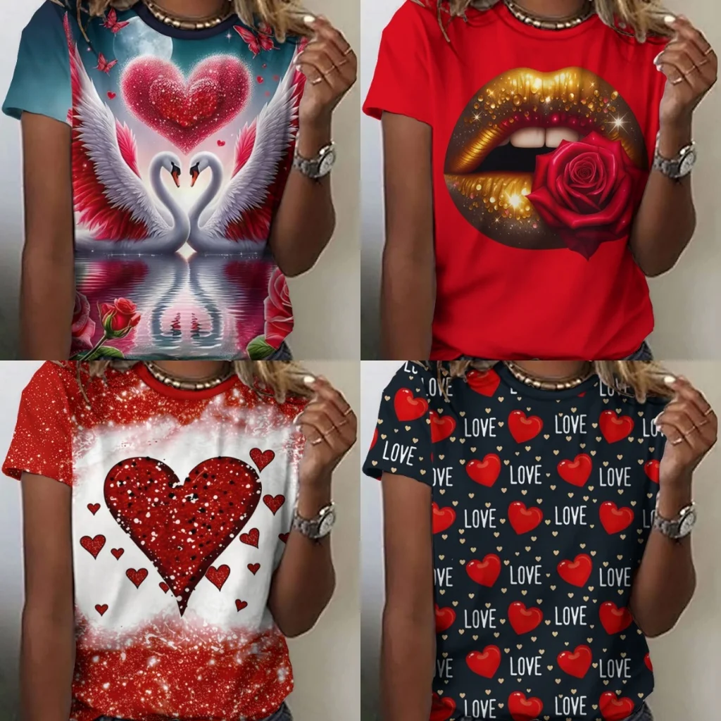 New Fashion Style Valentine's Day Geometric Heart Roses and Dots Print 3d Digital Printing Full Sublimation Suitable
New Fashion Style Valentine's Day Geometric Heart Roses and Dots Print 3d Digital Printing Full Sublimation Suitable