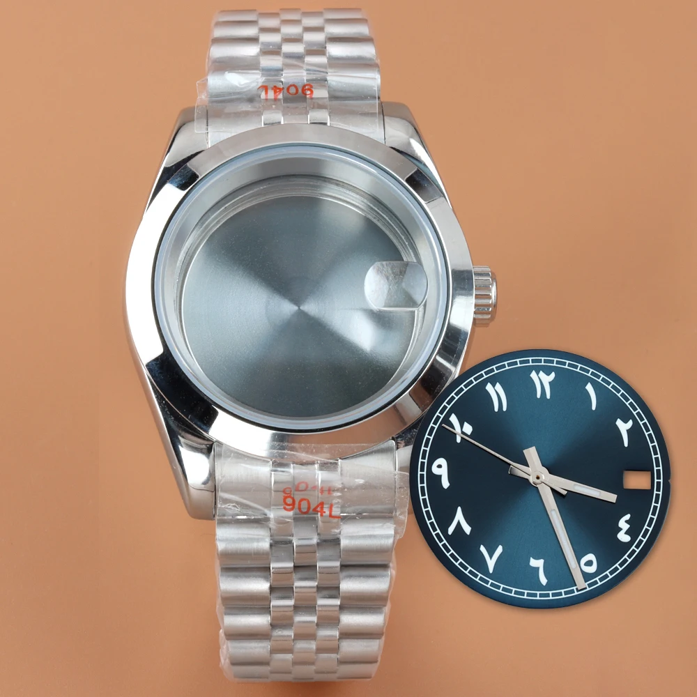 36mm 39mm Case NH35 Sapphire Glass Watch Case 316L Steel Jubilee Watchbands For NH35 NH36 Movement Datejust Case with Dial Hands
36mm 39mm Case NH35 Sapphire Glass Watch Case 316L Steel Jubilee Watchbands For NH35 NH36 Movement Datejust Case with Dial Hands