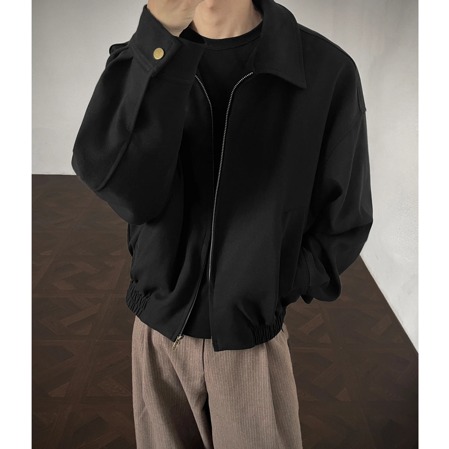 Autumn new men's jacket short homme American jacket Korean fashion lapel trendy short coat for men
Autumn new men's jacket short homme American jacket Korean fashion lapel trendy short coat for men