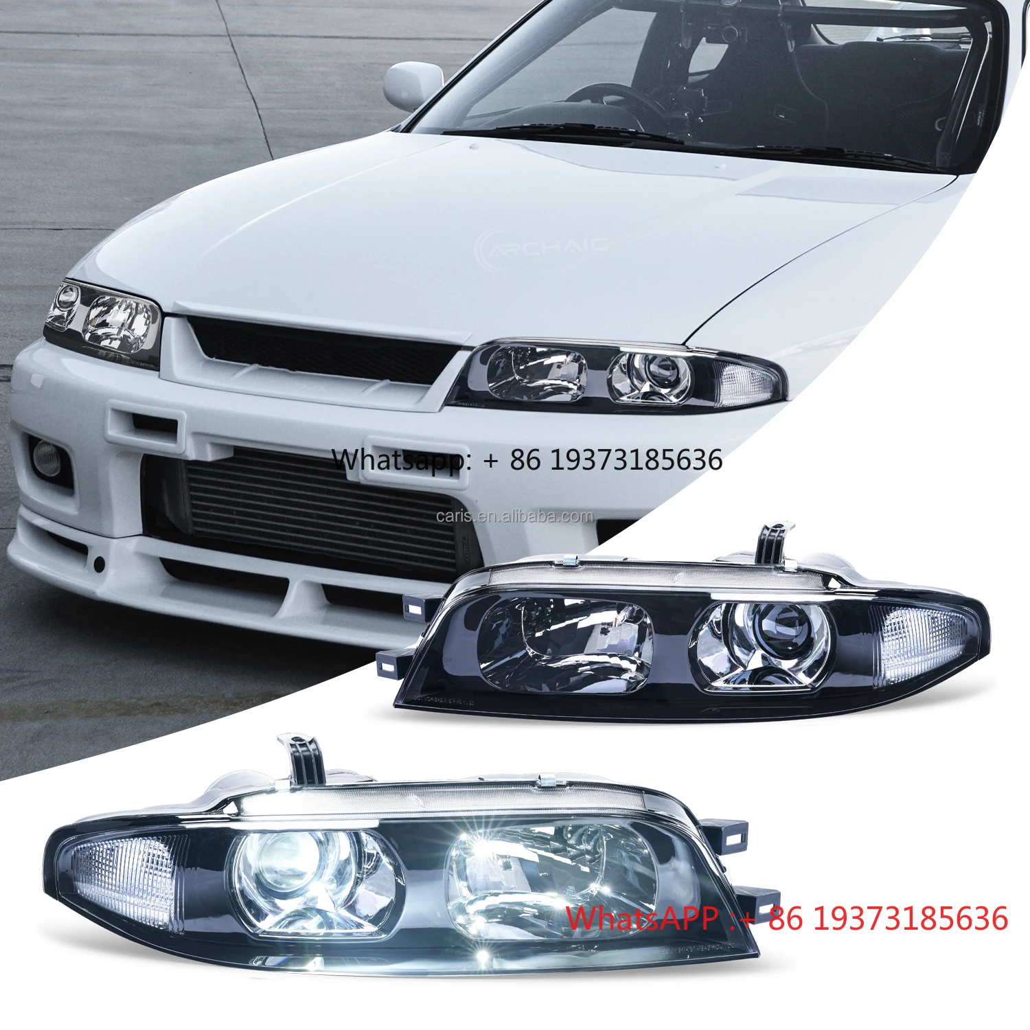 Архаичная фара для Nissan Skyline R33 GTR Series 1 Series 3 OE Сменные фары Передняя лампа со светодиодной лампой (не для GTS)
Архаичная фара для Nissan Skyline R33 GTR Series 1 Series 3 OE Сменные фары Передняя лампа со светодиодной лампой (не для GTS)