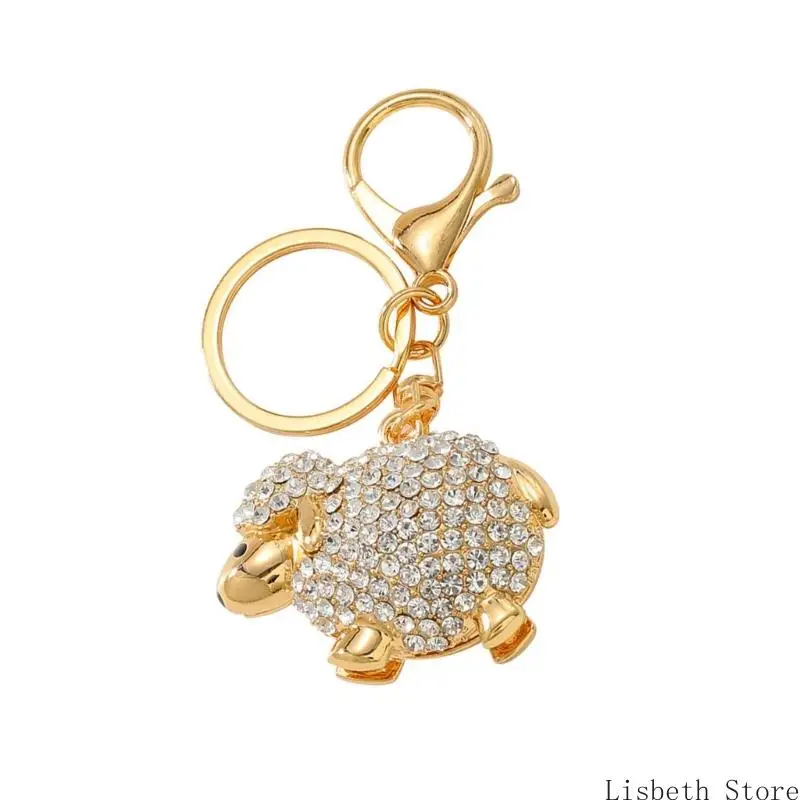 124A Fashionable Sheep Keychain Cuteness Purse Pendant Alloy Texture Key Jewelry
124A Fashionable Sheep Keychain Cuteness Purse Pendant Alloy Texture Key Jewelry