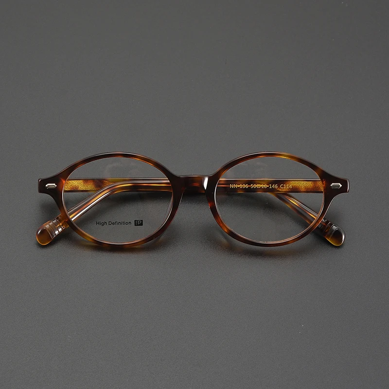 Retro oval-shaped artistic myopia glasses frame, commuting, casual and fashionable ultra-light tortoiseshell optical glasses
Retro oval-shaped artistic myopia glasses frame, commuting, casual and fashionable ultra-light tortoiseshell optical glasses