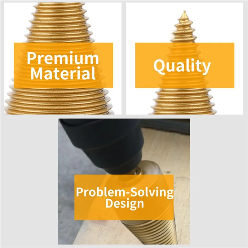 A19F-5Pcs Drill Bit Removable Cones Kindling Wood Splitting Logs Bits Heavy Duty Electric Drills Durable Easy To Use (42Mm/1.65I
A19F-5Pcs Drill Bit Removable Cones Kindling Wood Splitting Logs Bits Heavy Duty Electric Drills Durable Easy To Use (42Mm/1.65I