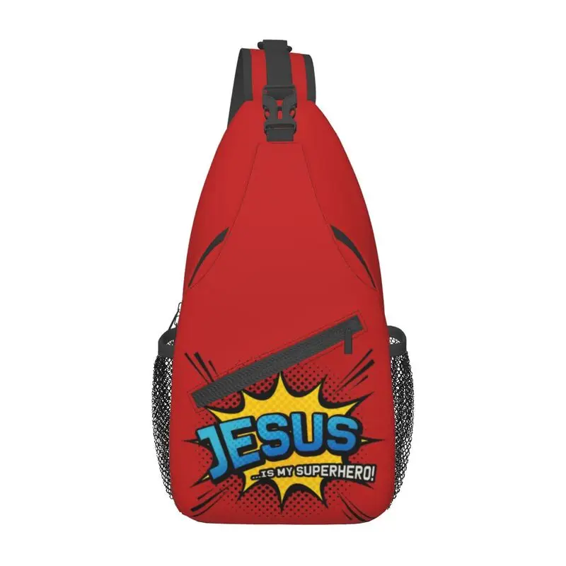 Christian Faith Gift Sling Chest Crossbody Bag Men Fashion Jesus Is My Superhero Shoulder Backpack for Travel Cycling
Christian Faith Gift Sling Chest Crossbody Bag Men Fashion Jesus Is My Superhero Shoulder Backpack for Travel Cycling