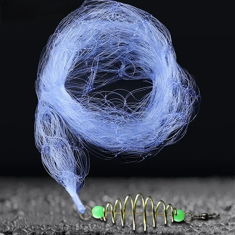 Multi Size Fishing Net Trap Mesh Luminous Bead Netting Sea Fish NetTackle Design Copper Shoal Cast Gill Feeder Fishing Trap
Multi Size Fishing Net Trap Mesh Luminous Bead Netting Sea Fish NetTackle Design Copper Shoal Cast Gill Feeder Fishing Trap
