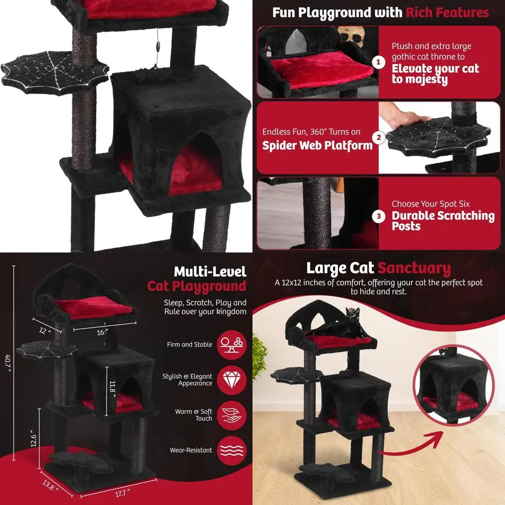 Элегантное 40-черное кошачье дерево с просторной булавкой, подвесной летучей мышью и прочной сизалевой стойкой для кошачьих котенков
Элегантное 40-черное кошачье дерево с просторной булавкой, подвесной летучей мышью и прочной сизалевой стойкой для кошачьих котенков