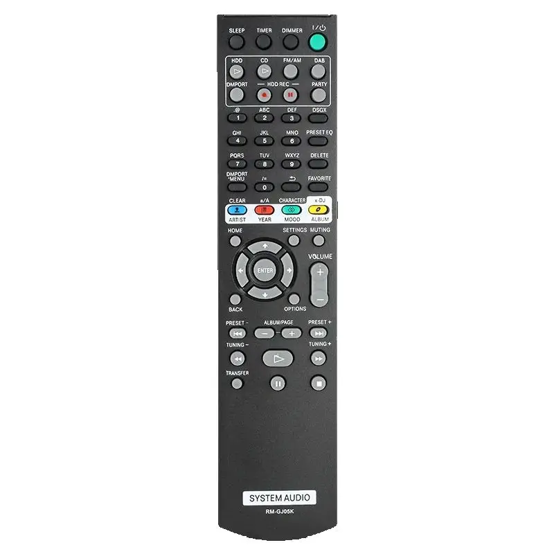 RM-GJ05K For Sony Remote Control Replacement, For Sony Audio System RM-GJ05E RM-GJ05K SS-S55HDE RM-GJ06E RM-GJ06K NAS-S55HDE
RM-GJ05K For Sony Remote Control Replacement, For Sony Audio System RM-GJ05E RM-GJ05K SS-S55HDE RM-GJ06E RM-GJ06K NAS-S55HDE