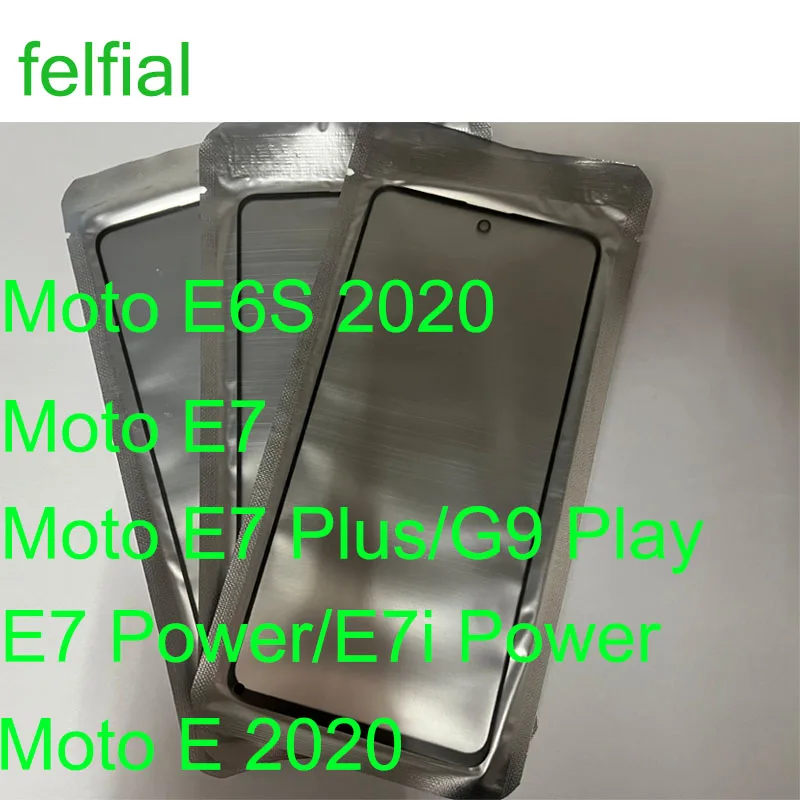 10Pcs/Lot For Motorola Moto E6S E 2020 E7 Plus E7i Power Front Outer Glass Lens Touch Screen LCD Panel Glass With OCA
10Pcs/Lot For Motorola Moto E6S E 2020 E7 Plus E7i Power Front Outer Glass Lens Touch Screen LCD Panel Glass With OCA