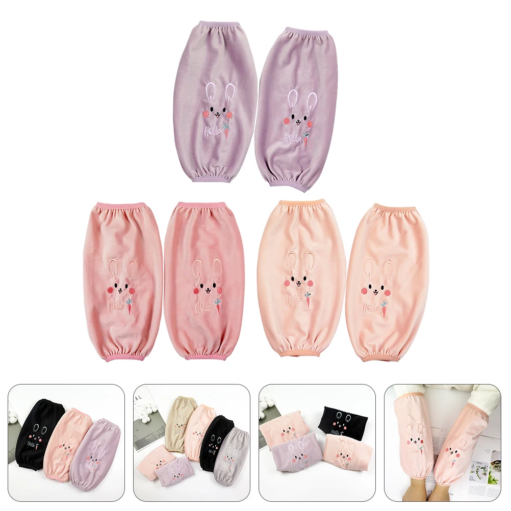 3 Pairs Anti-fouling Sleeve Protection Ladies Bunny Rabbit Arm Women Autumn And Winter
3 Pairs Anti-fouling Sleeve Protection Ladies Bunny Rabbit Arm Women Autumn And Winter