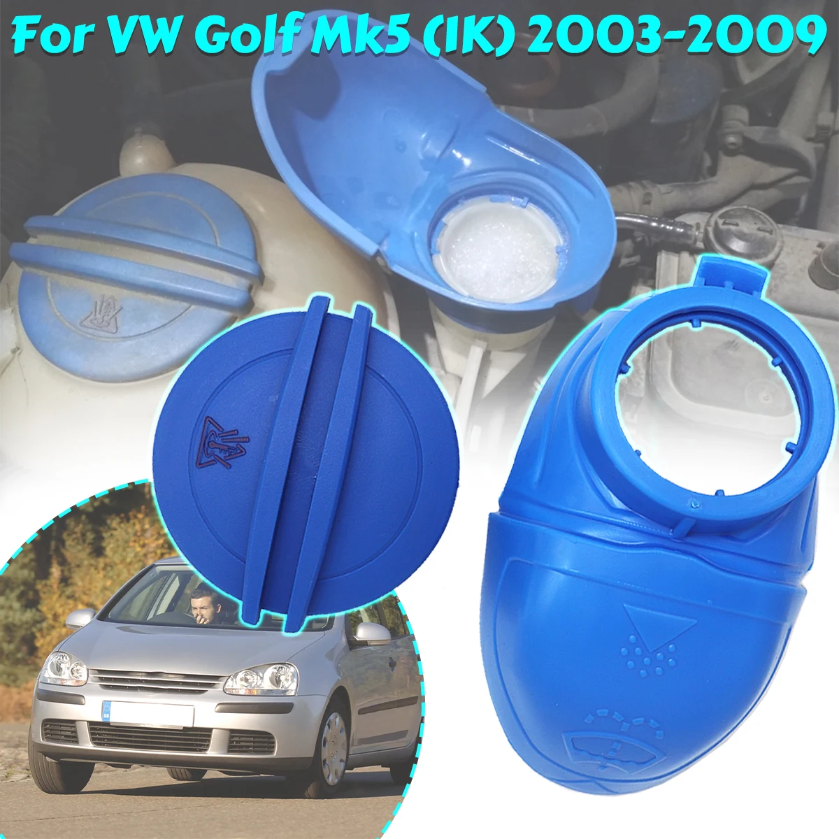 Car Wiper Washer Fluid Reservoir Funnel Lid Cap Radiator Coolant Recovery Expansion Tank Cover For VW Golf Mk5 1K 2003 2004-2009
Car Wiper Washer Fluid Reservoir Funnel Lid Cap Radiator Coolant Recovery Expansion Tank Cover For VW Golf Mk5 1K 2003 2004-2009