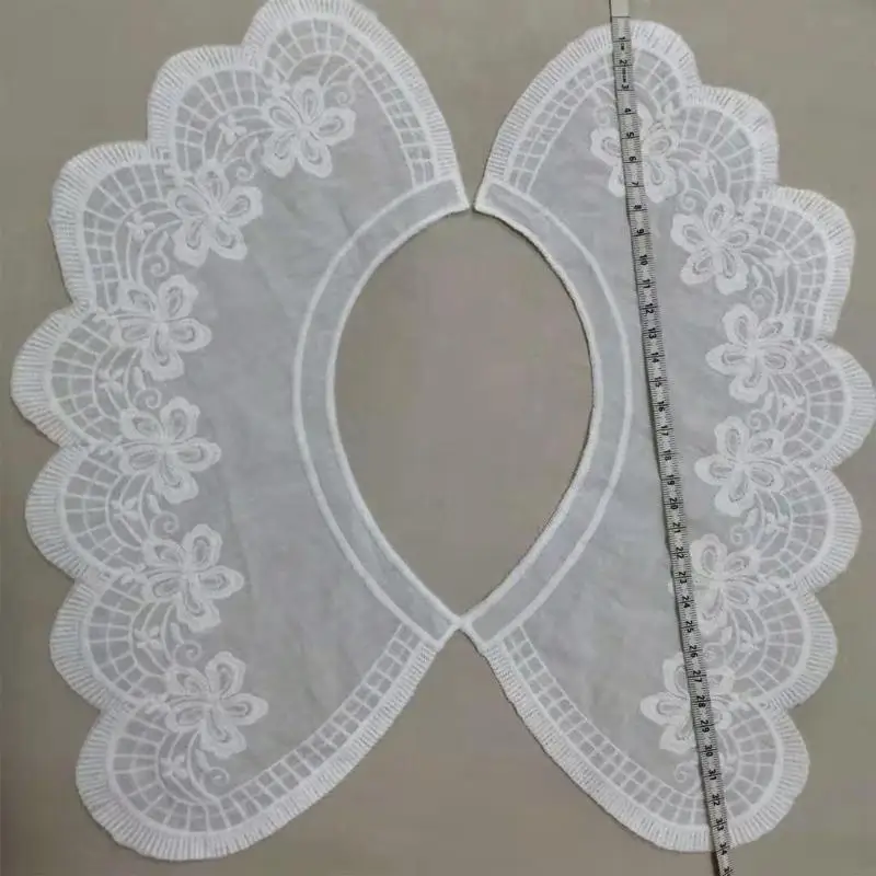 49MF Kids False Collar Lace Hollow Out Trim Embroidery Collar Lace Neckline Detachable Collar Shoulder Warp Collar
49MF Kids False Collar Lace Hollow Out Trim Embroidery Collar Lace Neckline Detachable Collar Shoulder Warp Collar