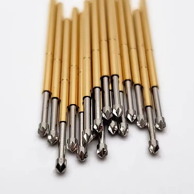 P100-LM P100-LM2 PCB Test Spring Test Pin Probe Test Tool 33.35mm 1.36mm 1.50mm Nickel Plating Gold Plating Star Needle Pogo Pin
P100-LM P100-LM2 PCB Test Spring Test Pin Probe Test Tool 33.35mm 1.36mm 1.50mm Nickel Plating Gold Plating Star Needle Pogo Pin