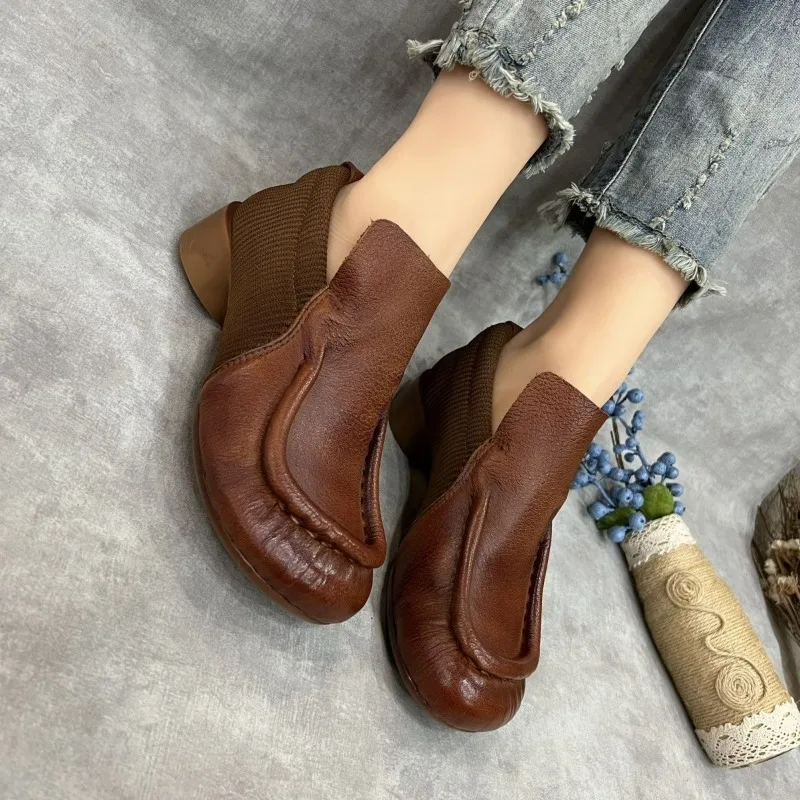 2026 Premium Leather Loafers Women - British Style Slip-On Office Flats Comfortable Walking Shoes for Mothers
2026 Premium Leather Loafers Women - British Style Slip-On Office Flats Comfortable Walking Shoes for Mothers