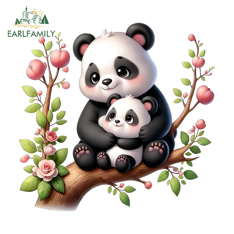 EARLFAMILY Mother And Child Panda Car Stickers Vibrant Attractive Windshield Decal Occlusion Scratch Sunscreen Vinyl Graffiti
EARLFAMILY Mother And Child Panda Car Stickers Vibrant Attractive Windshield Decal Occlusion Scratch Sunscreen Vinyl Graffiti