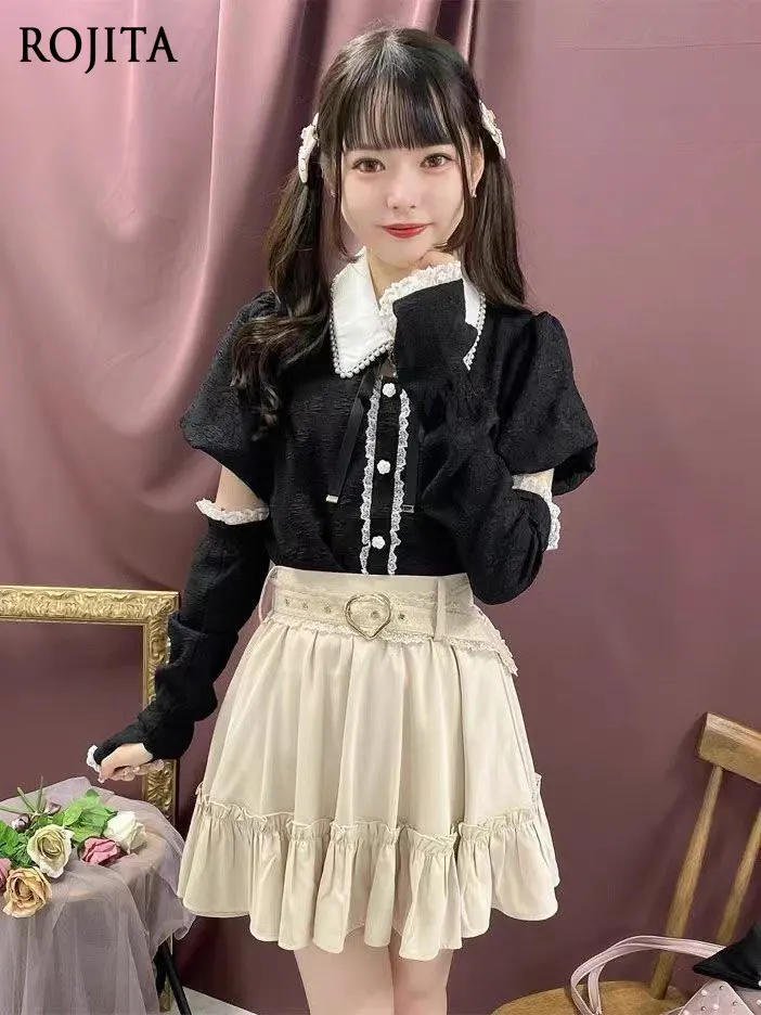 Новая летняя рубашка в японском стиле с пышными рукавами, массовое производство, 2026 год, новая однобортная жаккардовая блузка
Новая летняя рубашка в японском стиле с пышными рукавами, массовое производство, 2026 год, новая однобортная жаккардовая блузка