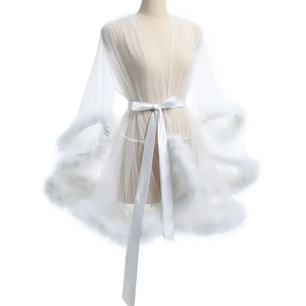 Sexy Female Sheer Shapewear Robes Fashoin Long Sleeve Plush Spliced Thin Lingerie Women Lace Up Erotic Midi Long Sexy Robes
Sexy Female Sheer Shapewear Robes Fashoin Long Sleeve Plush Spliced Thin Lingerie Women Lace Up Erotic Midi Long Sexy Robes