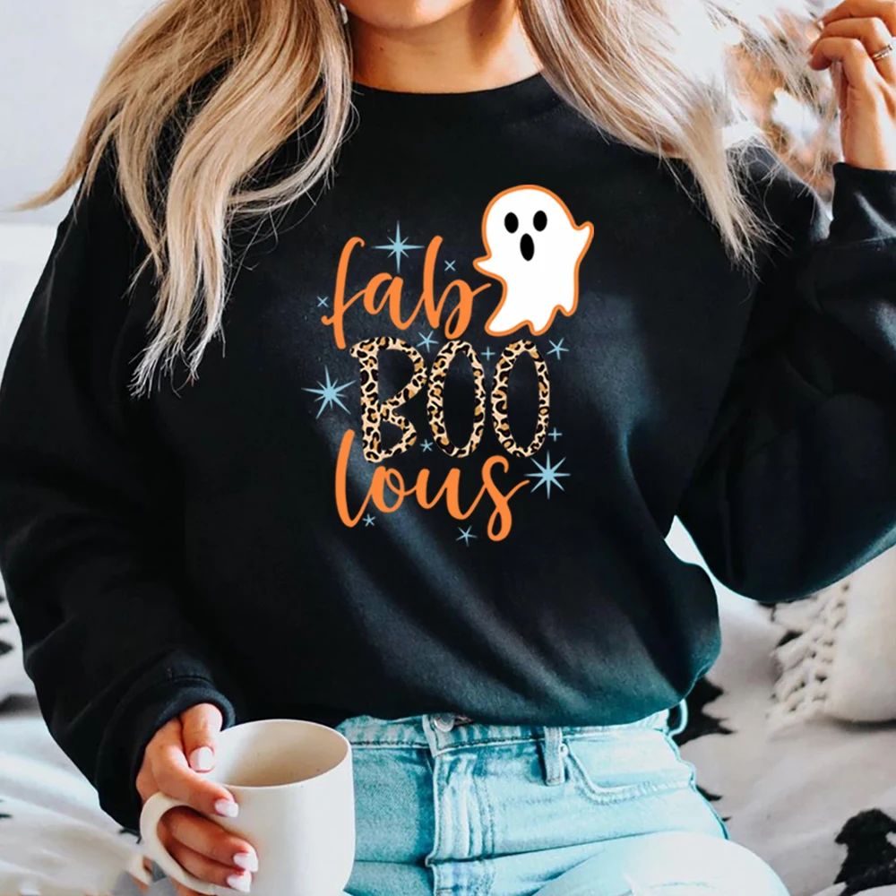 Осенняя толстовка с капюшоном на Хэллоуин, модель Сандерсона, рубашка Fab Boo Lous, пуловер с милым призраком, жуткий сезон, толстовки с круглым вырезом
Осенняя толстовка с капюшоном на Хэллоуин, модель Сандерсона, рубашка Fab Boo Lous, пуловер с милым призраком, жуткий сезон, толстовки с круглым вырезом