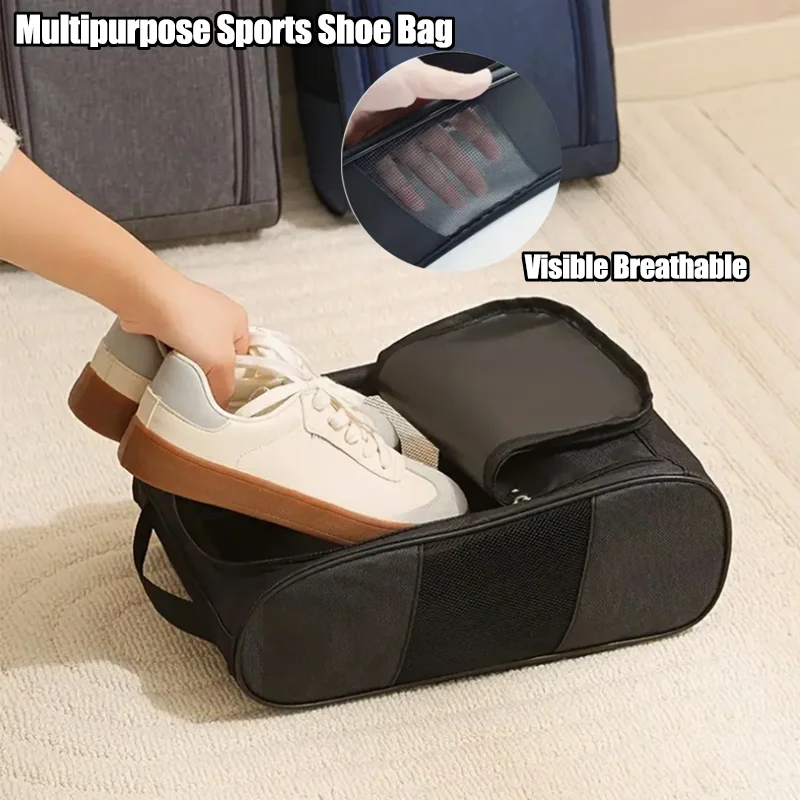 Многоцелевая спортивная сумка для обуви из ткани Оксфорд — портативная сумка для обуви для гольфа, дышащая легкая пылезащитная сумка для путешествий, тренажерного зала
Многоцелевая спортивная сумка для обуви из ткани Оксфорд — портативная сумка для обуви для гольфа, дышащая легкая пылезащитная сумка для путешествий, тренажерного зала