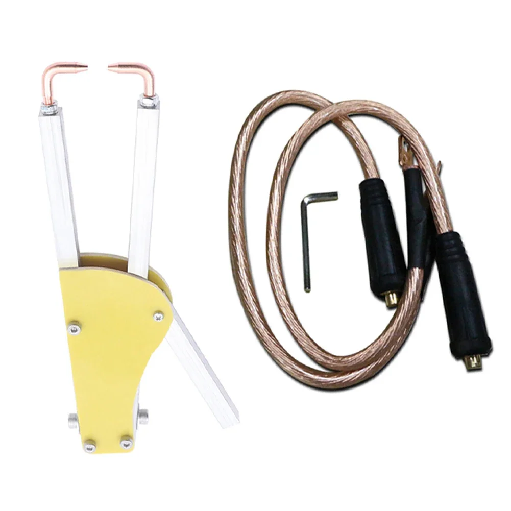 Portable Spot Welder for Steel Plate Butt Welding 1+1mm Thick Electric Welding Pliers with Adjustable Pressure for DIY Projects
Portable Spot Welder for Steel Plate Butt Welding 1+1mm Thick Electric Welding Pliers with Adjustable Pressure for DIY Projects