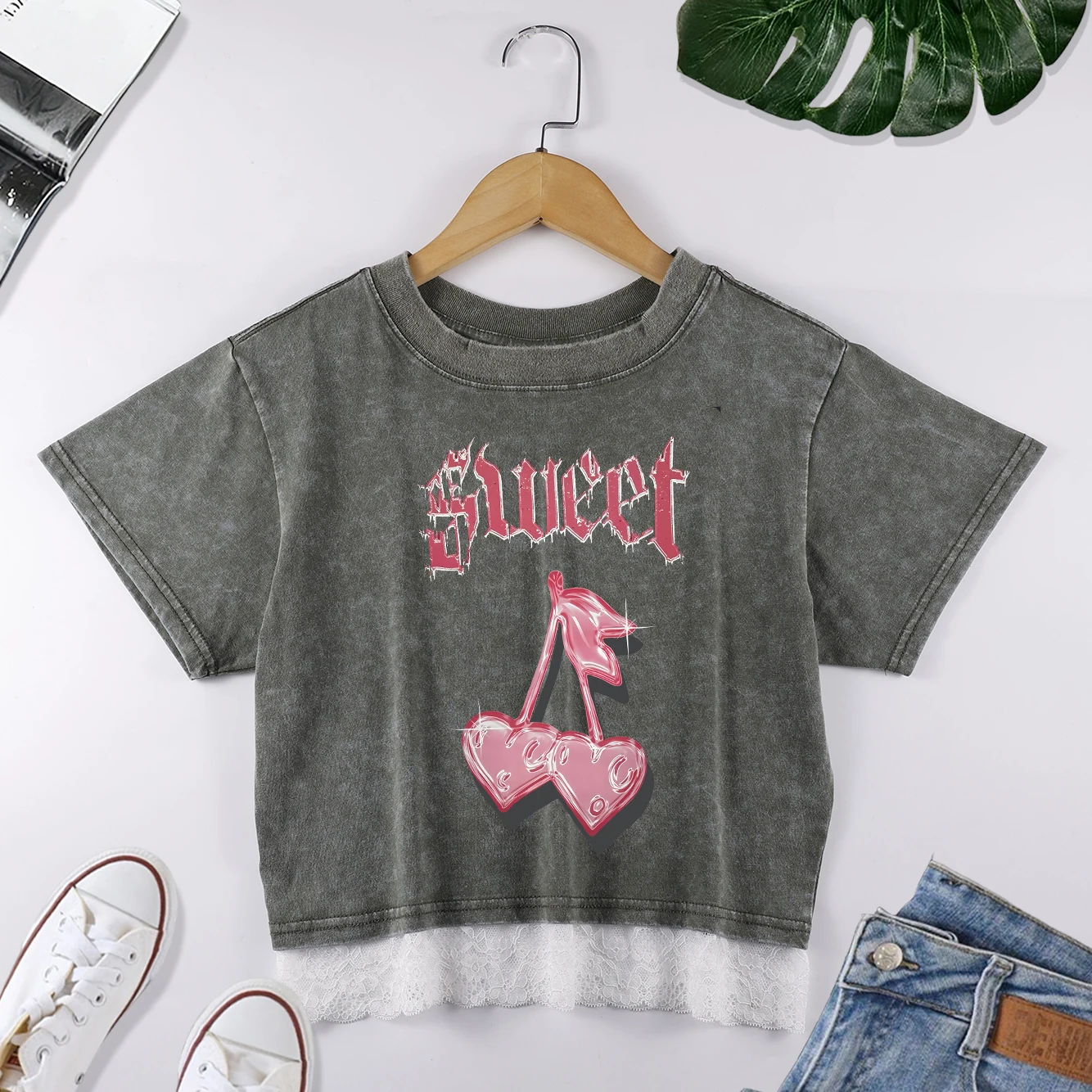 Укороченные футболки с надписью Sweet Cherry, женские модные повседневные кружевные футболки, летние креативные футболки, хлопковые утягивающие топы
Укороченные футболки с надписью Sweet Cherry, женские модные повседневные кружевные футболки, летние креативные футболки, хлопковые утягивающие топы