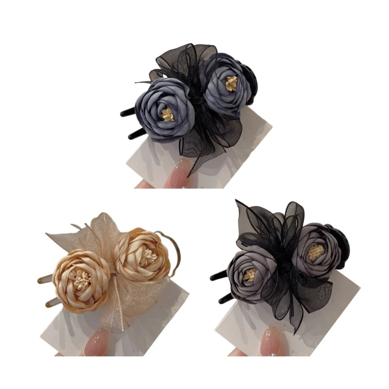 Sweet Style Flower&Bowknot Shape Hair Clip Cosplay Hair Clip for Woman Girls Taking Photo Summer Non-slip Hair Claw
Sweet Style Flower&Bowknot Shape Hair Clip Cosplay Hair Clip for Woman Girls Taking Photo Summer Non-slip Hair Claw