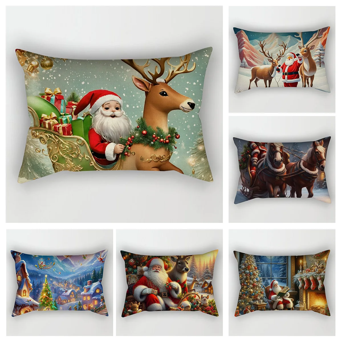 Decorative Cushion Home Living Room Decor Throw Pillow Cover 48x74 30x50cm 40x60cm 50x70 bedroom bed pillowcase Merry Christmas
Decorative Cushion Home Living Room Decor Throw Pillow Cover 48x74 30x50cm 40x60cm 50x70 bedroom bed pillowcase Merry Christmas