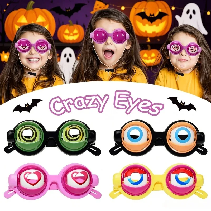 1Pairs Halloween Crazy Eyes Kids Funny Glasses Toy Novelty Creative Gag Prop Eyewear for Party Costume Joke Accessory
1Pairs Halloween Crazy Eyes Kids Funny Glasses Toy Novelty Creative Gag Prop Eyewear for Party Costume Joke Accessory