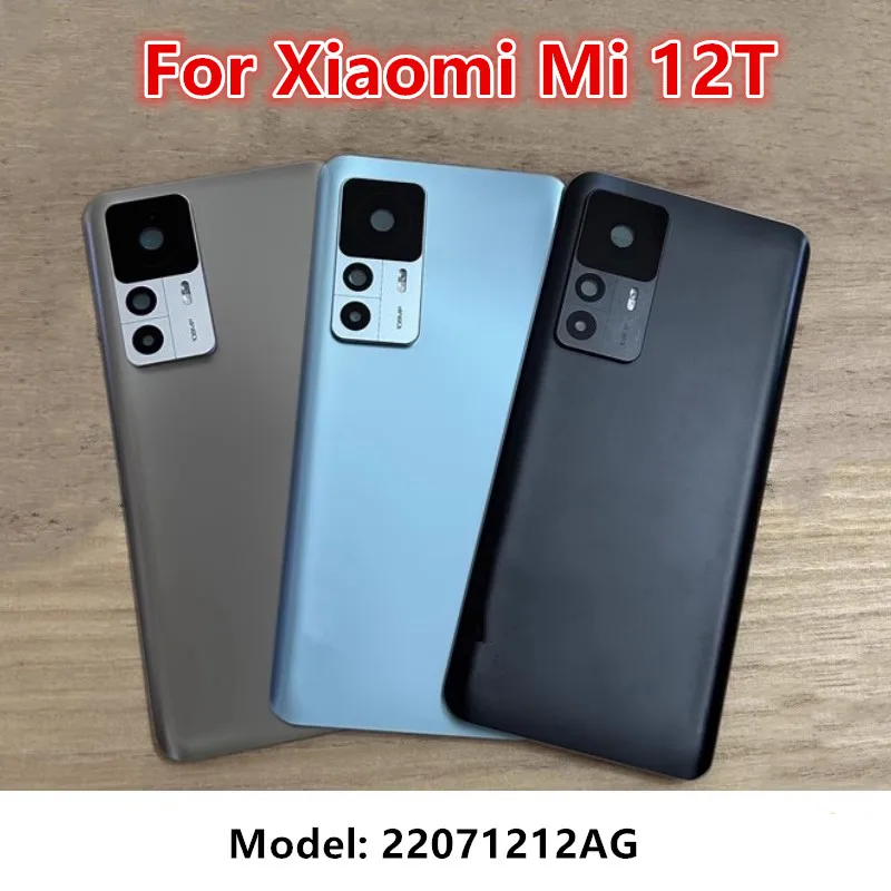 Задняя крышка аккумулятора Mi12T для Xiaomi Mi 12T, задний корпус, стеклянный чехол, замена запасных частей для ремонта + объектив камеры 22071212 АГ
Задняя крышка аккумулятора Mi12T для Xiaomi Mi 12T, задний корпус, стеклянный чехол, замена запасных частей для ремонта + объектив камеры 22071212 АГ