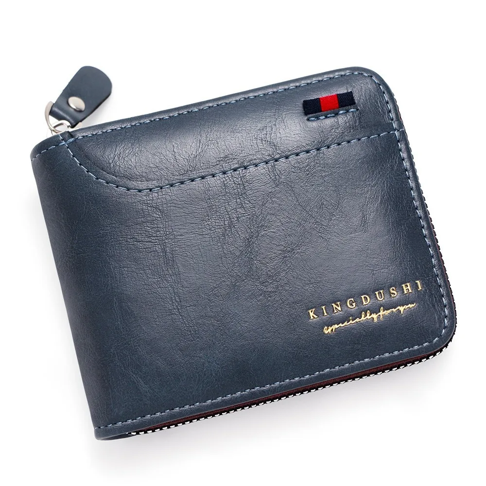 Multifunctional Men's Short Wallet Zipper Multiple Card Slots Male Coin Purse Card Pocket Two Fold Business Card Holder Gift
Multifunctional Men's Short Wallet Zipper Multiple Card Slots Male Coin Purse Card Pocket Two Fold Business Card Holder Gift