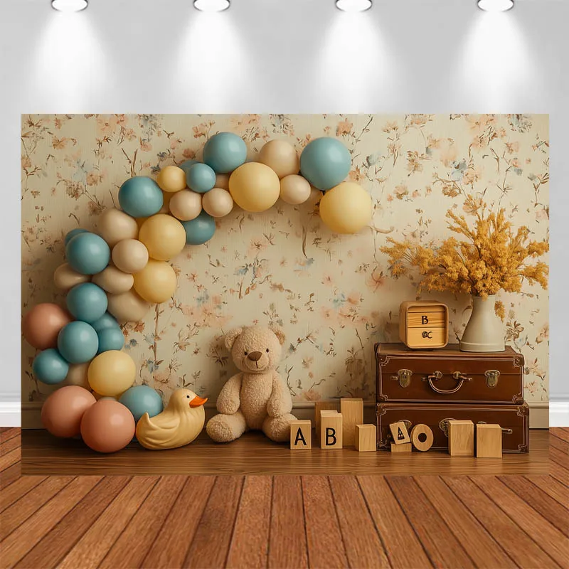 LS Photography Background Balloons Little Bear Wooden Box Decorations Cake Smash Baby Shower Kids Portrait Backdrop Studio
LS Photography Background Balloons Little Bear Wooden Box Decorations Cake Smash Baby Shower Kids Portrait Backdrop Studio